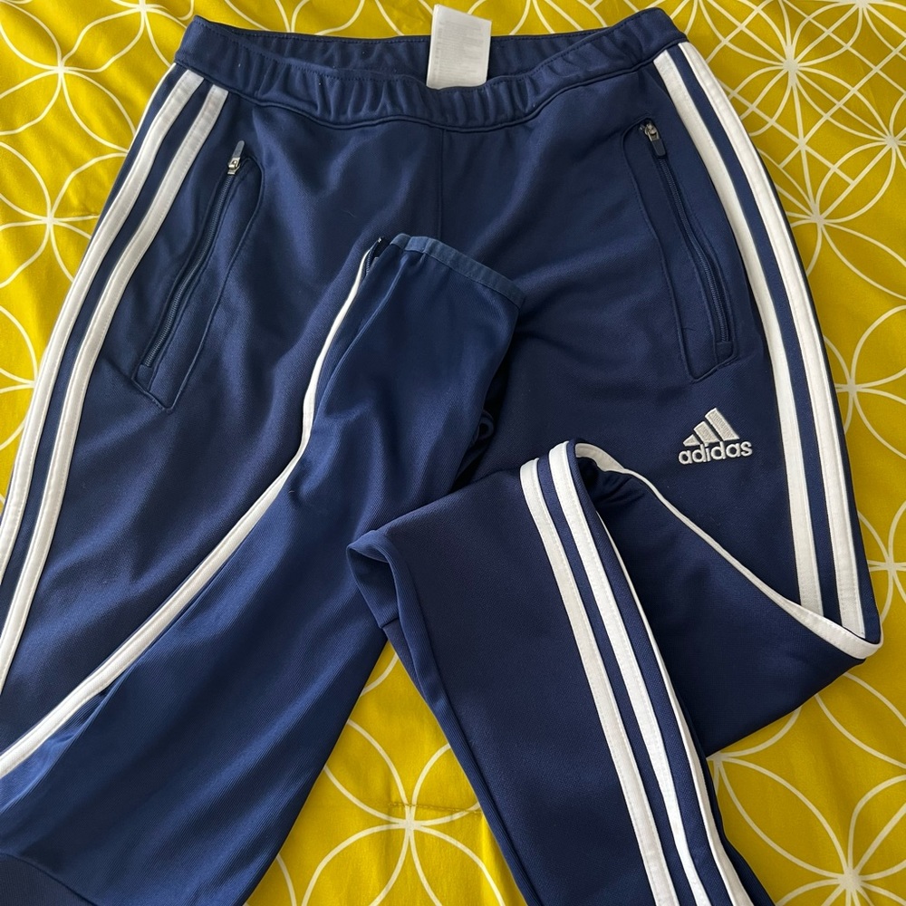 Adidas soccer sweatpants.